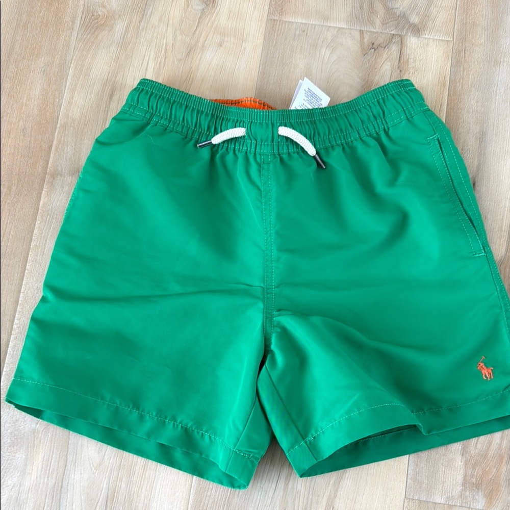 Ralph Lauren Green Swim Shorts Boys Small